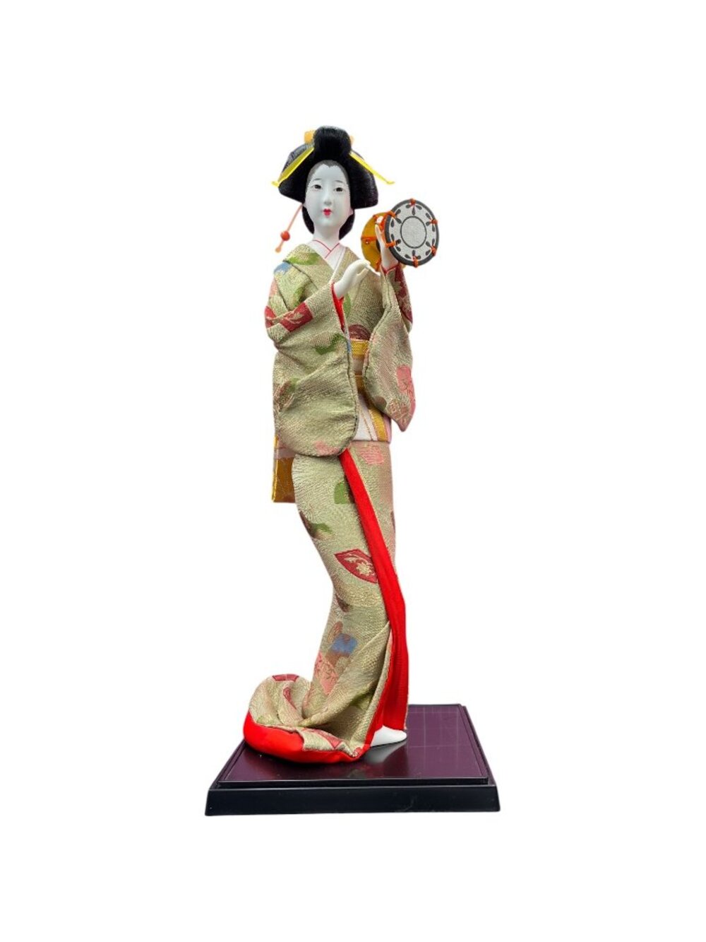 Vintage Japanese Geisha Doll Kimono Figurine Japan Large - Picture 8 of 15
